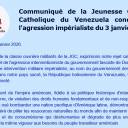 Communiqué de la JOC du Venezuela